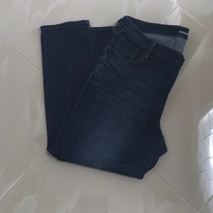 Old navy blue jeans